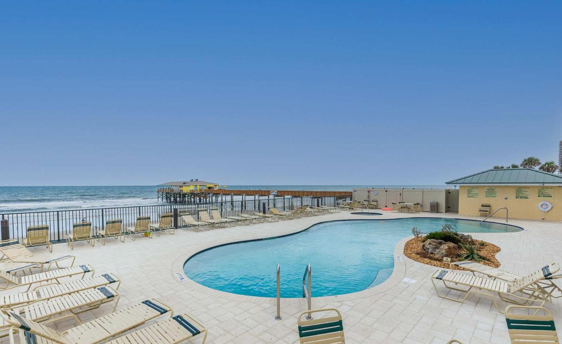 Ocean Front Condo With Amazing Views! Sunglow Resort 402 By Brightwild Daytona Beach Shores Exterior photo